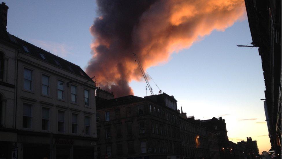 glasgow fire