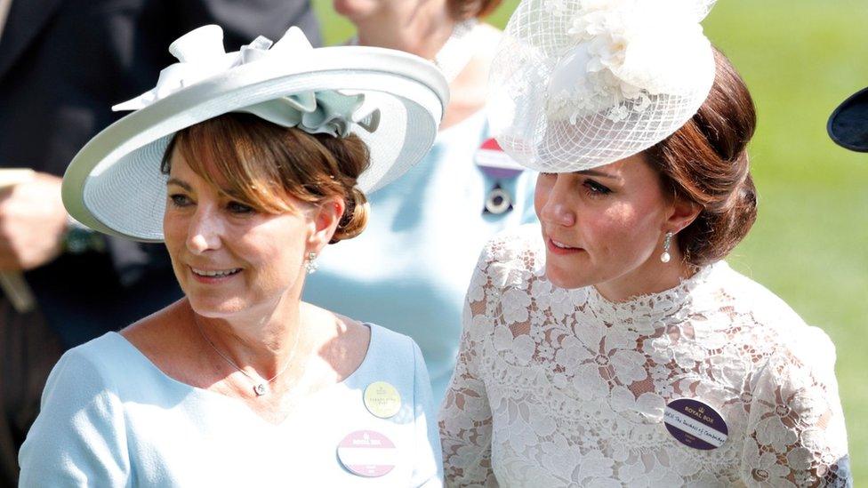 Carole and Kate Middleton