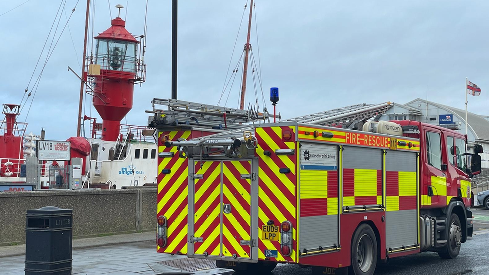 The LV18 at the Quay in Harwich.