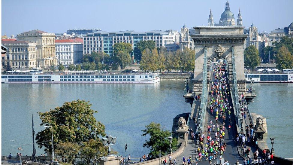 Bridge over the Danube in Budapest