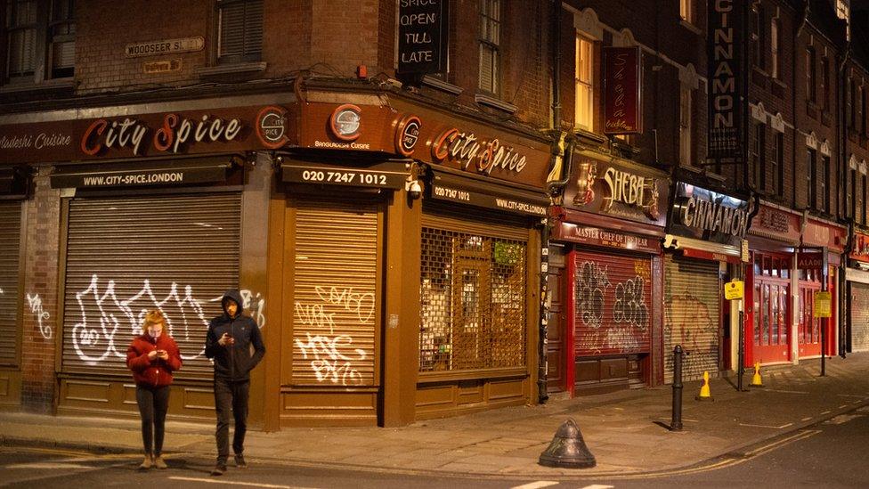 Closed restaurants in Shoreditch, east London