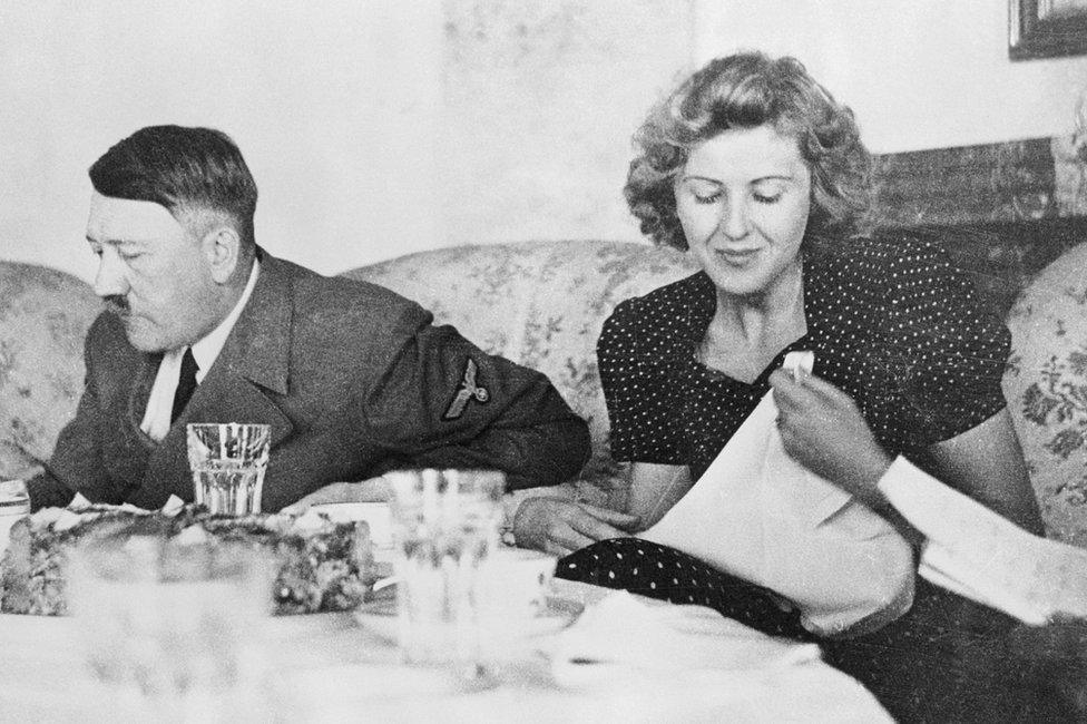 Adolf Hitler and Eva Braun