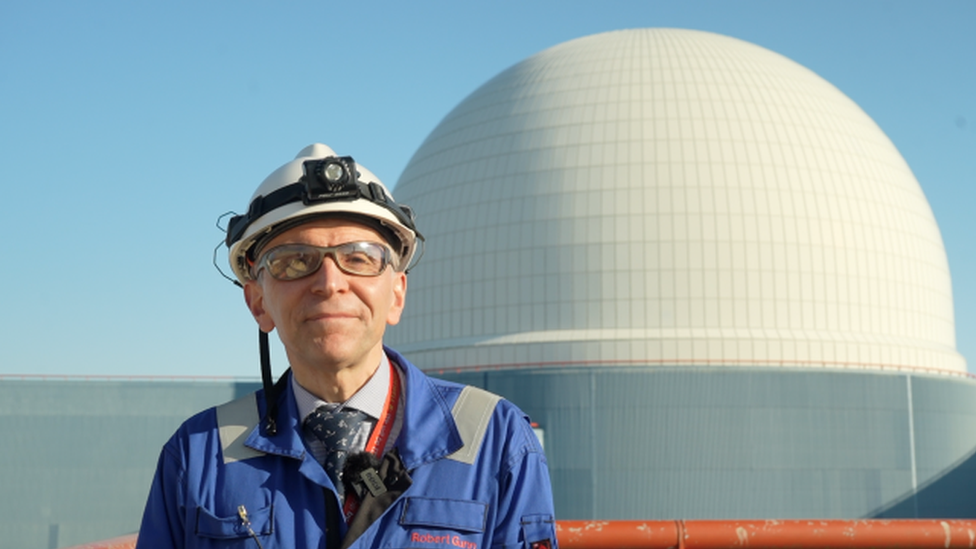 Robert Gunn at Sizewell B in Suffolk