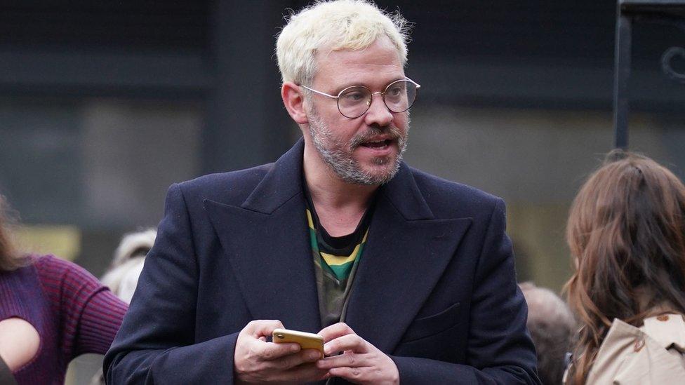 Will Young arrives for a memorial service to honour and celebrate the life of fashion designer Dame Vivienne Westwood at Southwark Cathedral, London