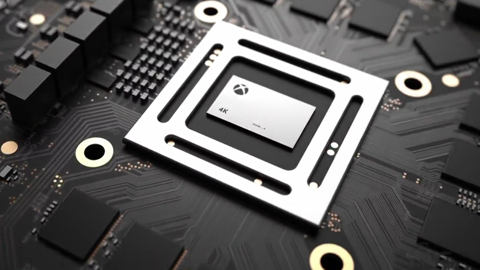 A promotional image of Project Scorpio