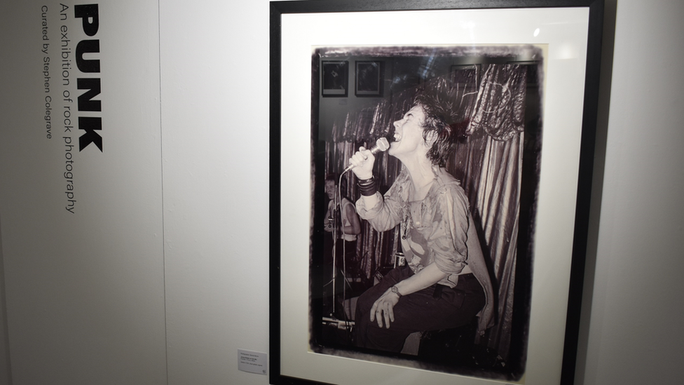 An image from the punk display at Keele University