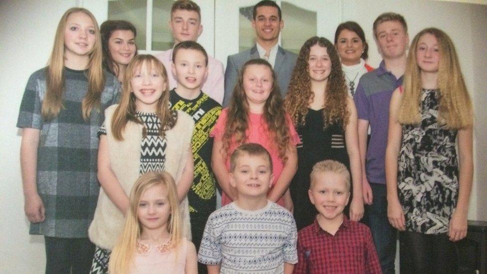 Terry Tew's grandchildren pictured together