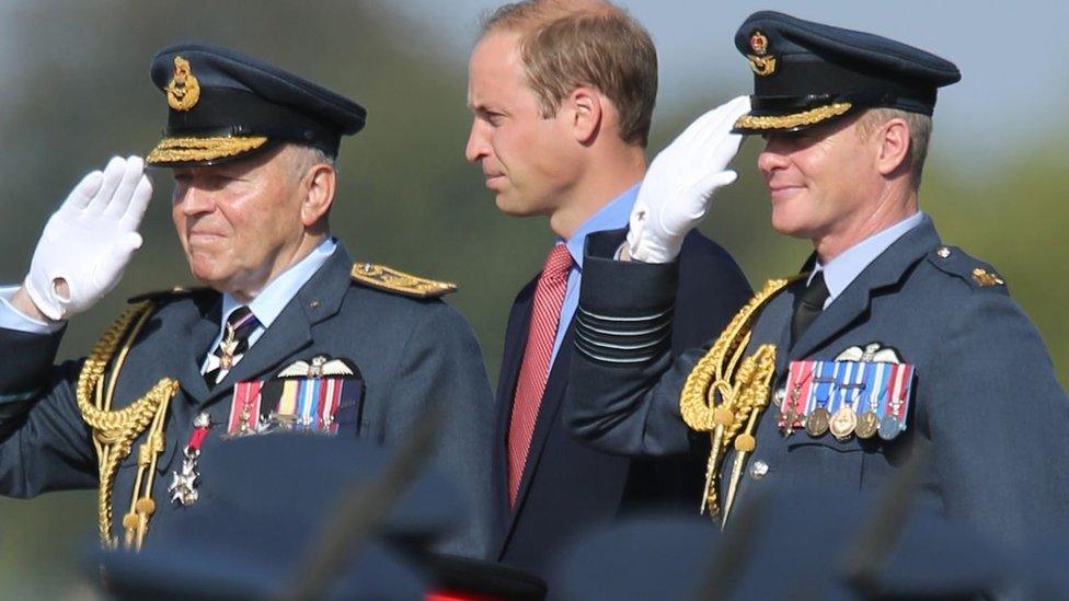 Prince William at RAF Coningsby