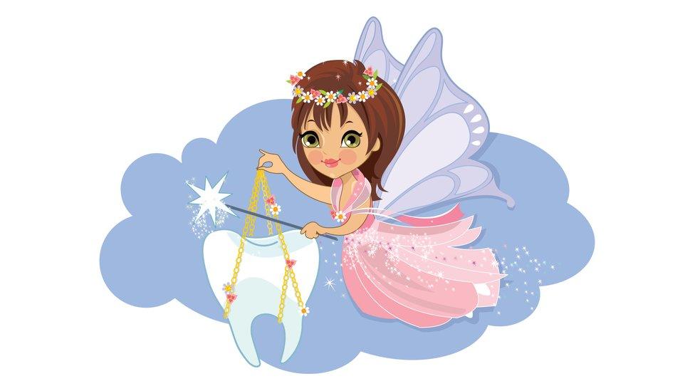 Cartoon of the toothfairy