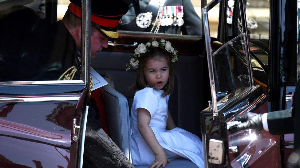 Prince William with Prince Charlotte