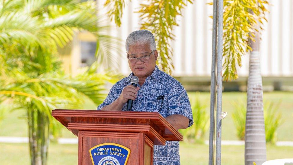 North Marianas Governor Arnold Palacios