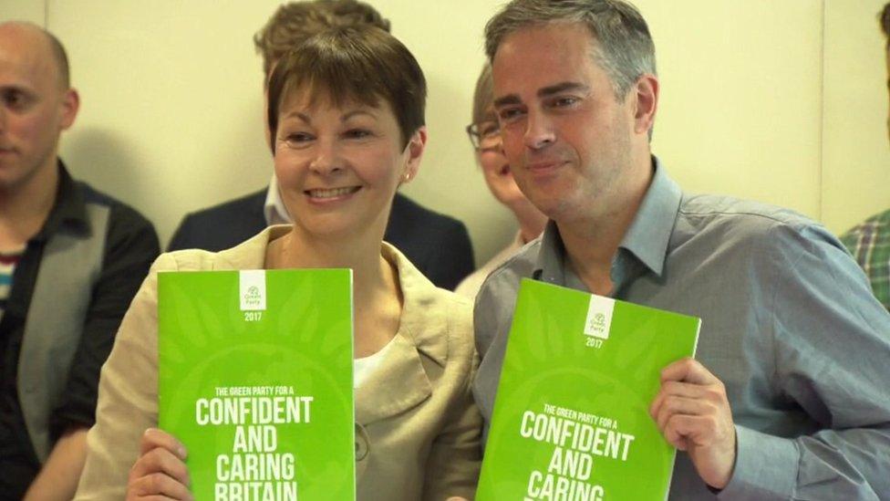 Caroline Lucas agus Jonathan Bartley