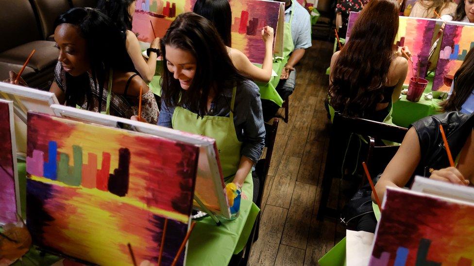 Paint Nite says it wants people to have fun while they paint