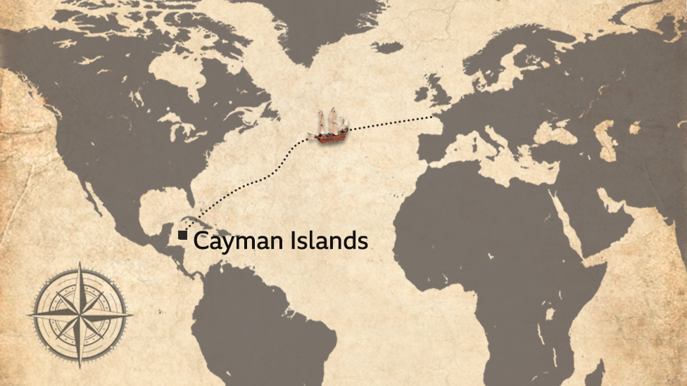 Cayman Islands map