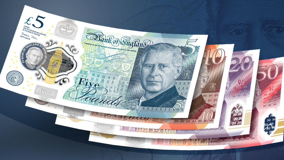 King Charles III banknotes