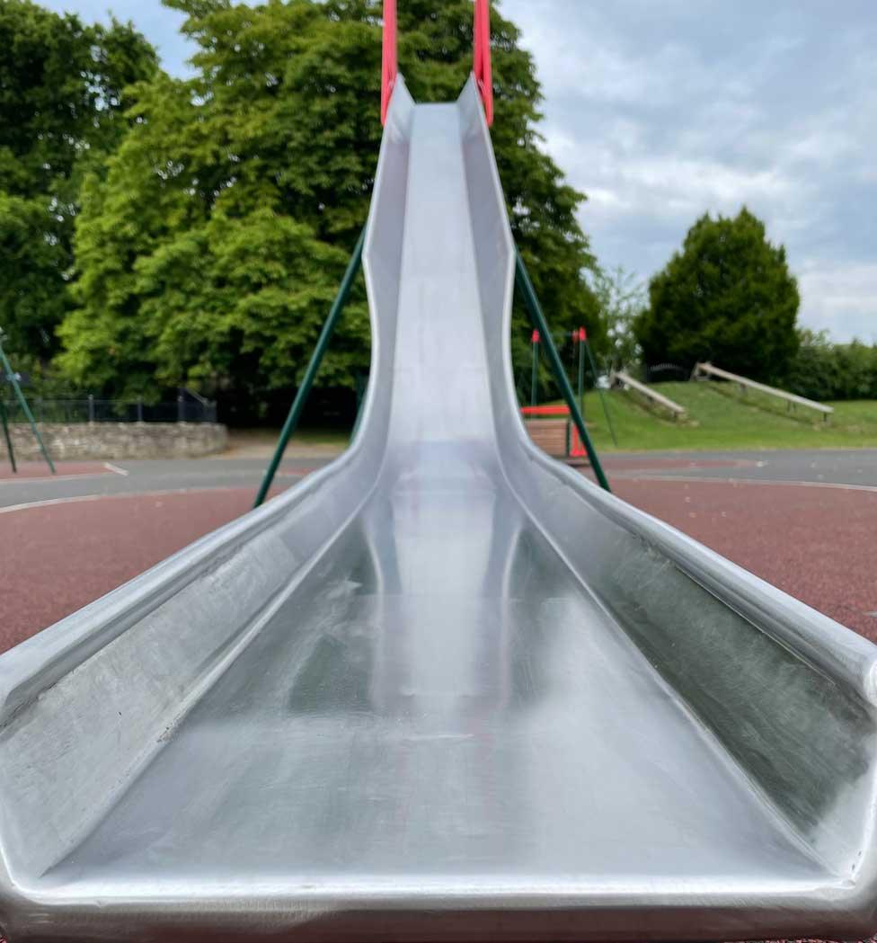 Slide Wicksteed Park heritage playground