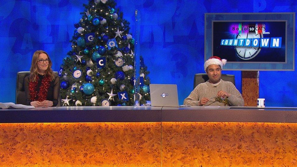 Nick Mohammed on 8 out of 10 Cats Does Countdown Xmas Special