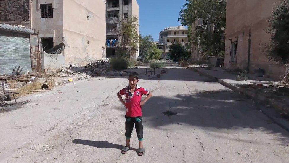 Child in Aleppo