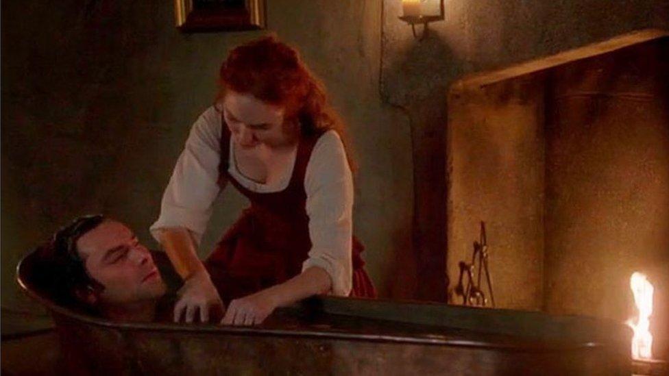 Poldark bath scene