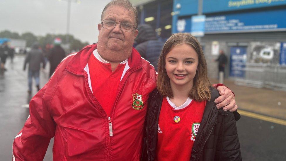 Clive Frances and his granddaughter Katie