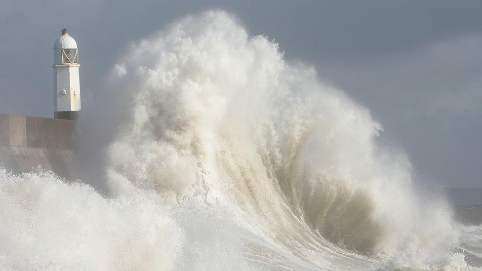 Porthcawl breakwater