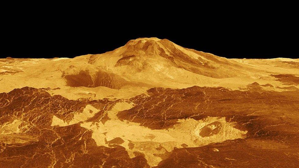 Volcano on Venus