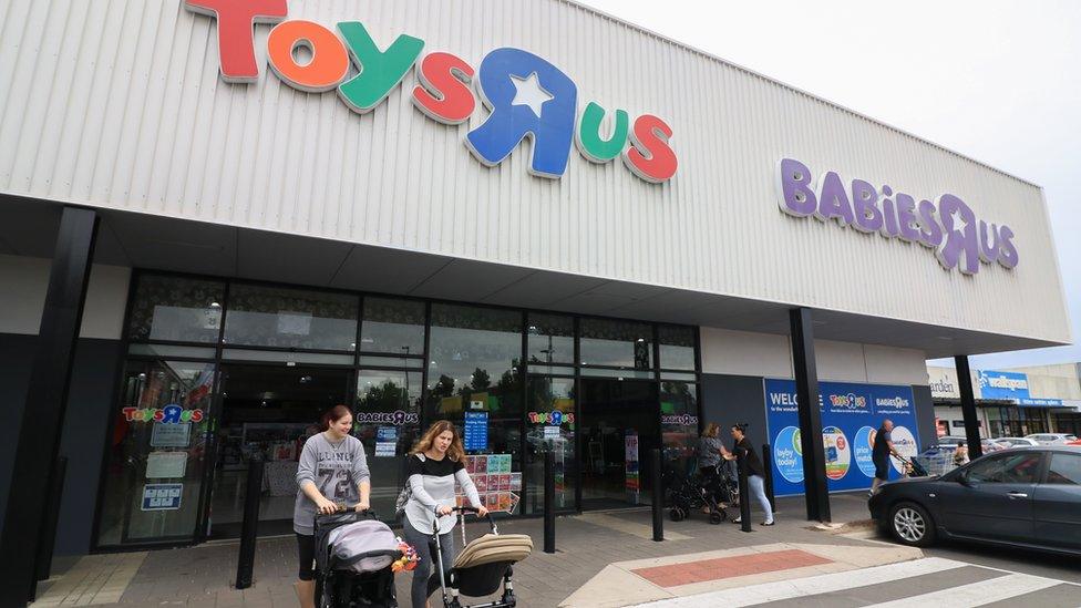 Toys R Us opened in Australia in 1993