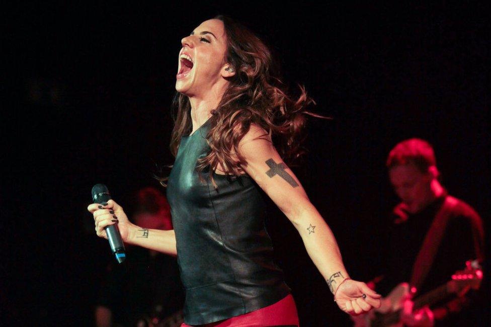 Melanie C on tour in 2012