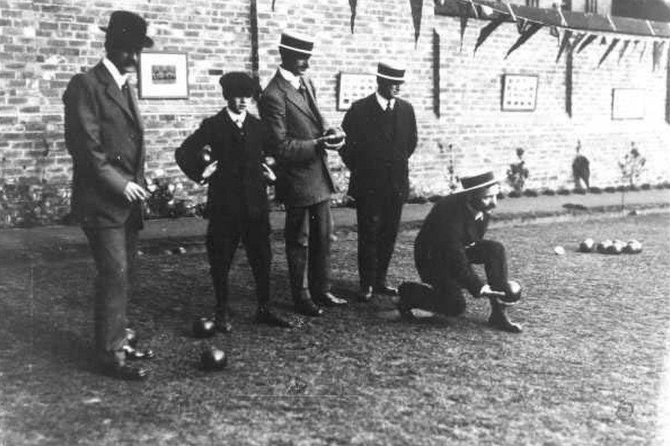 Bowling Green, New Beetwell Street, Chesterfield, c 1910