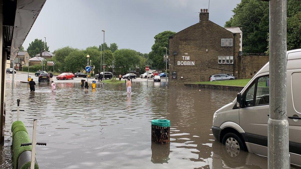 Street flooded