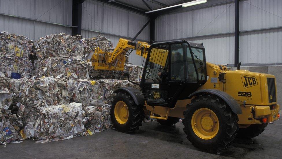 Recycling centre in Paisley