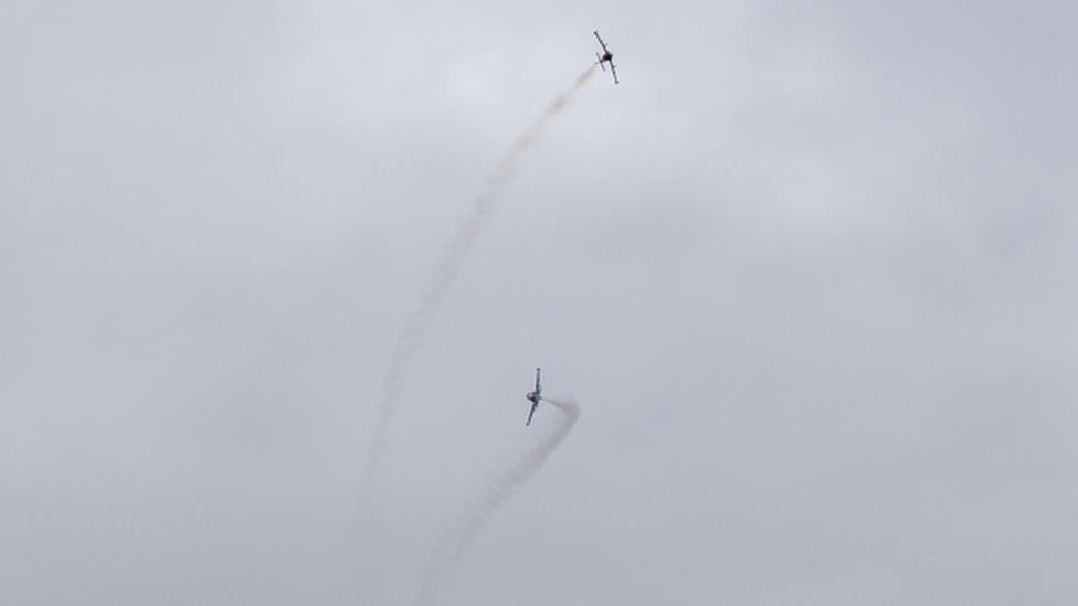 A pair of Strikemaster Jets