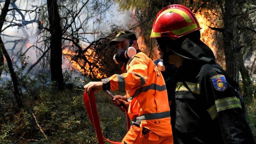 Fire in Greece