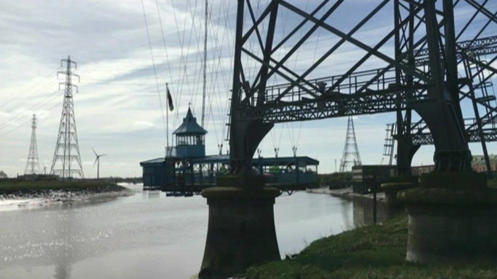 Newport Transporter Bridge gondola