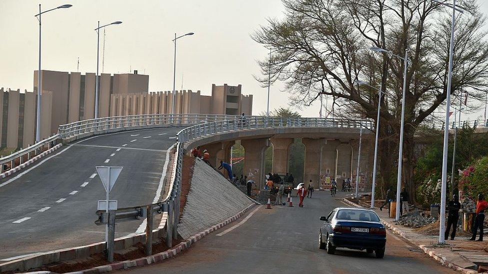 A road in Niamey