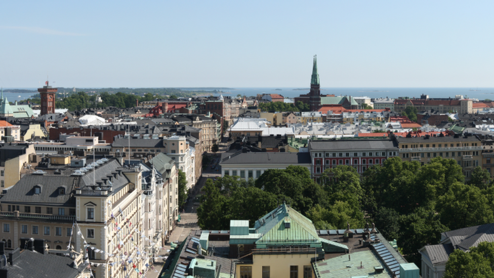 Helsinki skyline, 2011