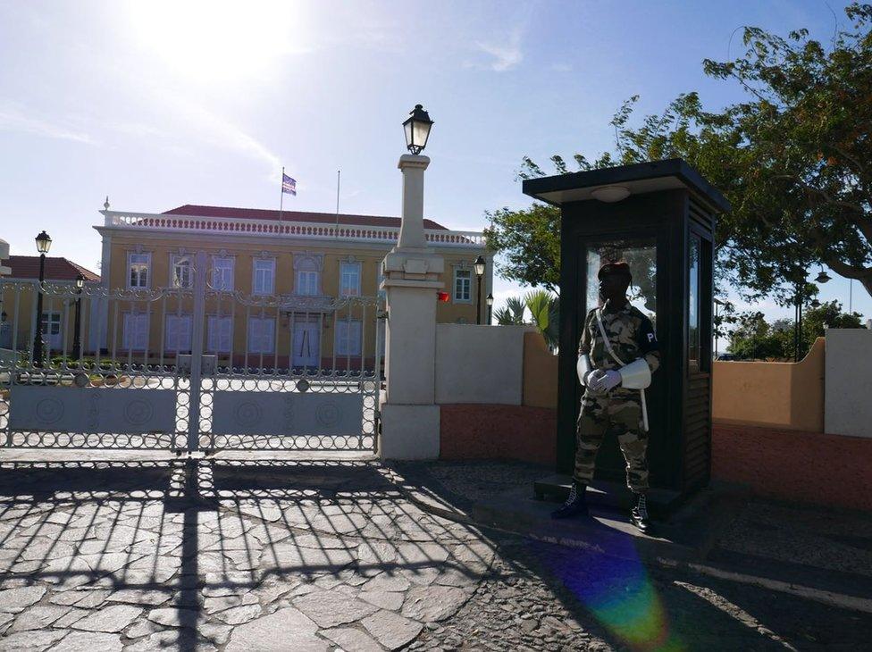 Cape Verde's Presidential palace in Praia, island of Santiago.