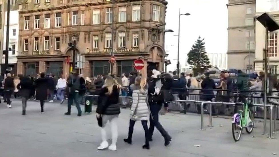 Rally in Liverpool