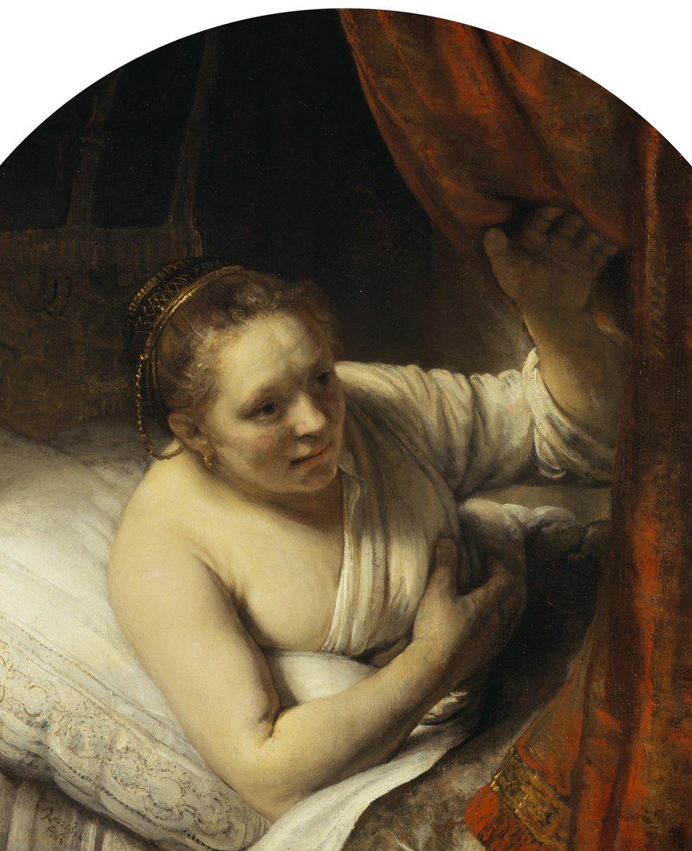 Rembrandt's A Woman in Bed