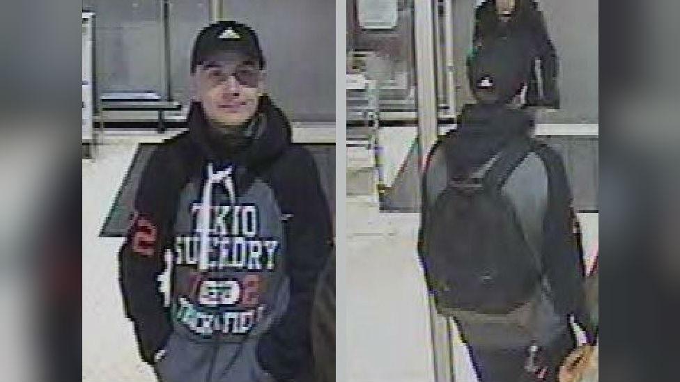 CCTV image of Sam Mechelewski