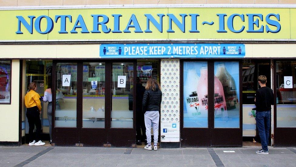 Notarianni ice cream parlour