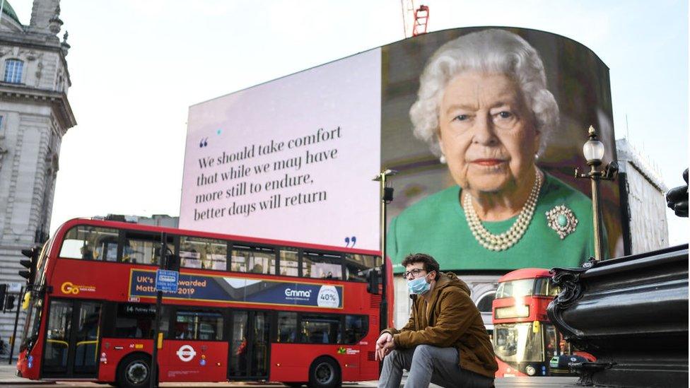 billboard of the queen