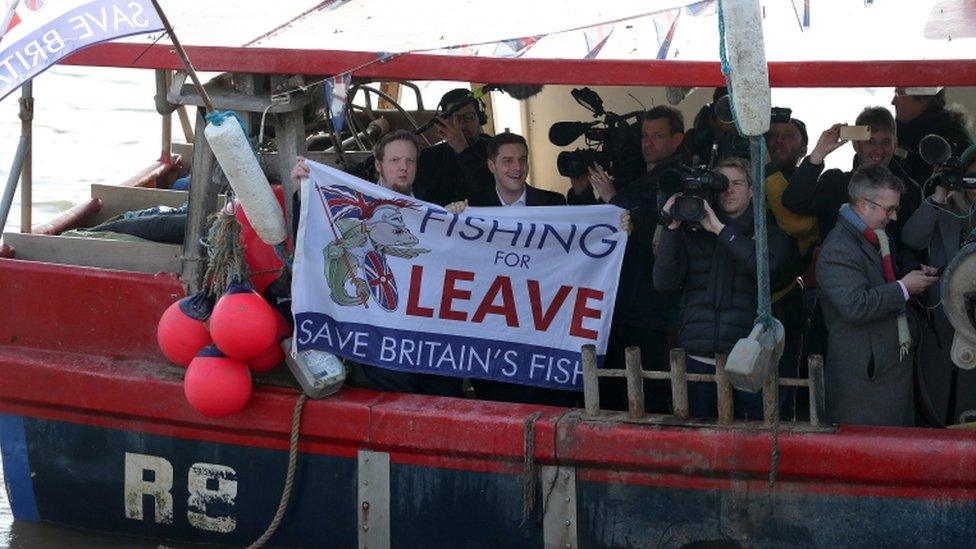 Ross Thomson on boat