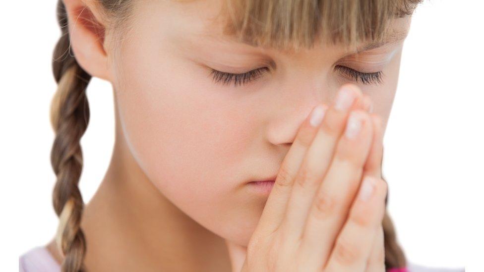 Child praying