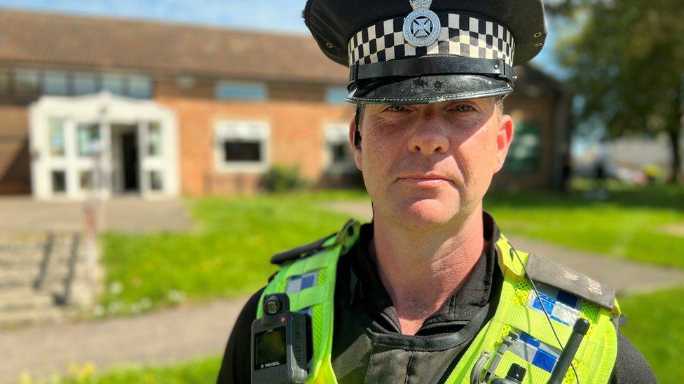 PC Dave Thompson, neighbourhood officer for Penhill in uniform