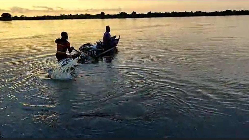 Scene from the River Niger