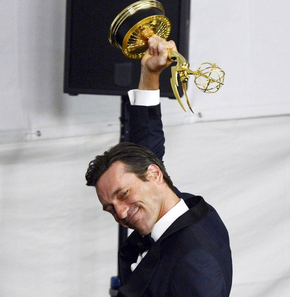 Jon Hamm backstage