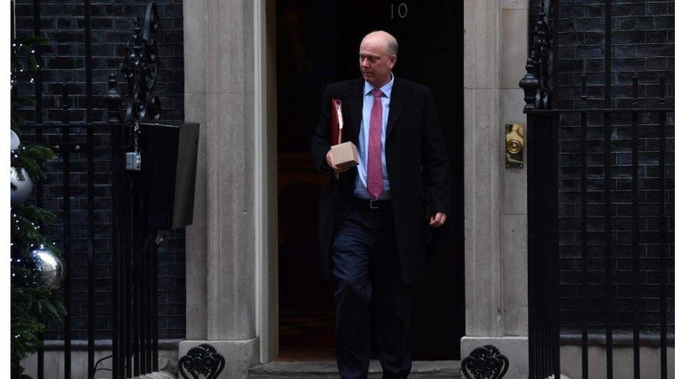 Transport Secretary Chris Grayling