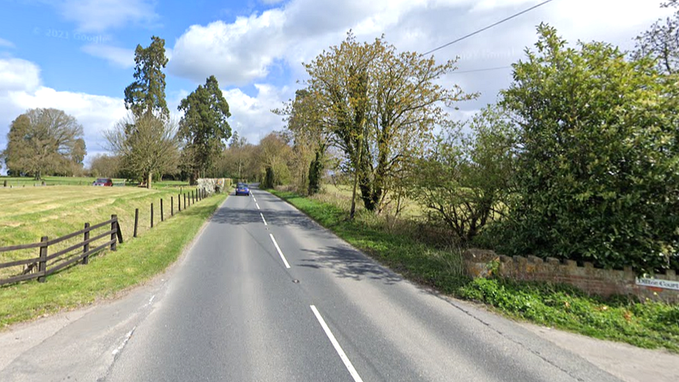 A stretch of the A3098 between Westbury and Chapmanslade