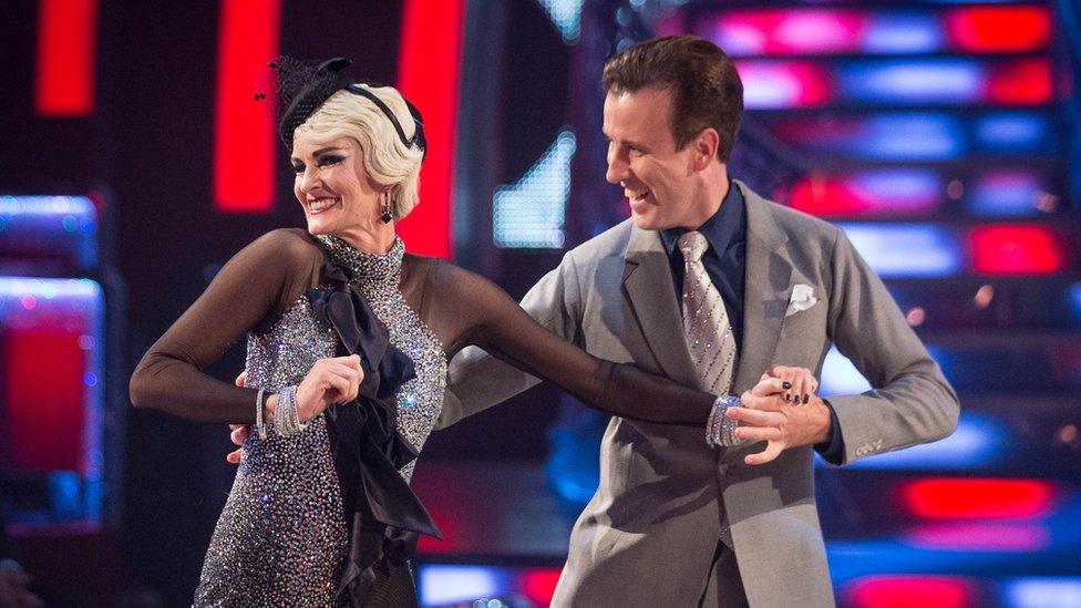 Judy Murray and Anton du Beke